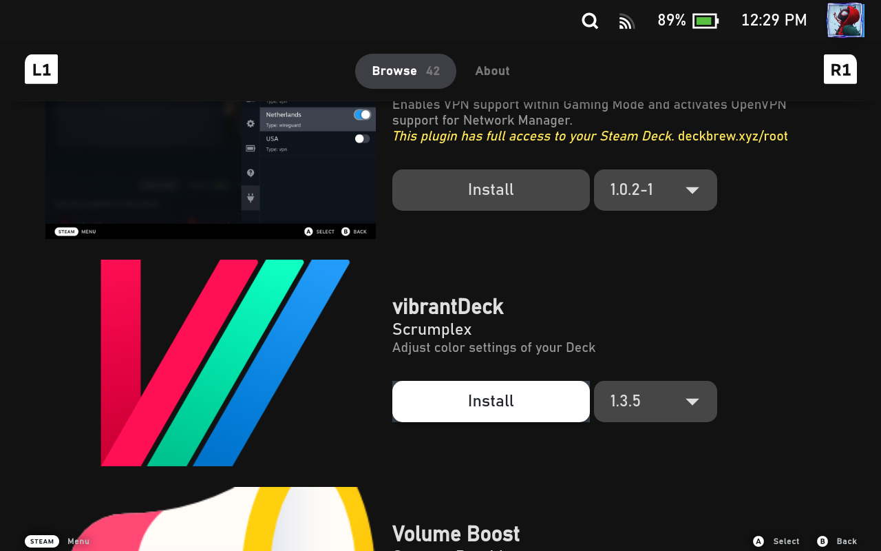 Install AMD Adrenaline for Steam Deck Windows Vibrant Screen ( Check Descr  for the new driver) 