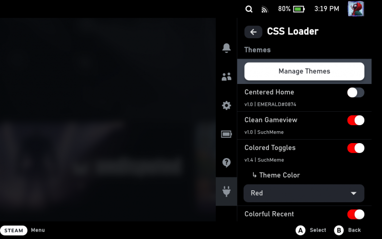 CSS Loader Lets You Customize The Steam Deck Interface