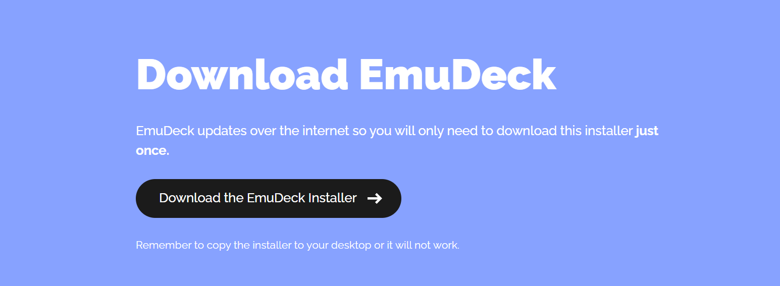 EmuDeck - Emulators on Steam Deck, SteamOS , Rog Ally and Windows