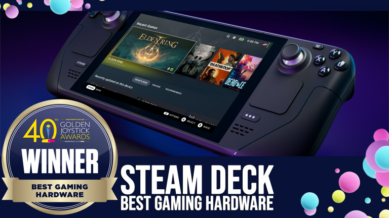 Steam Deck Wins Golden Joysticks Best Gaming Hardware