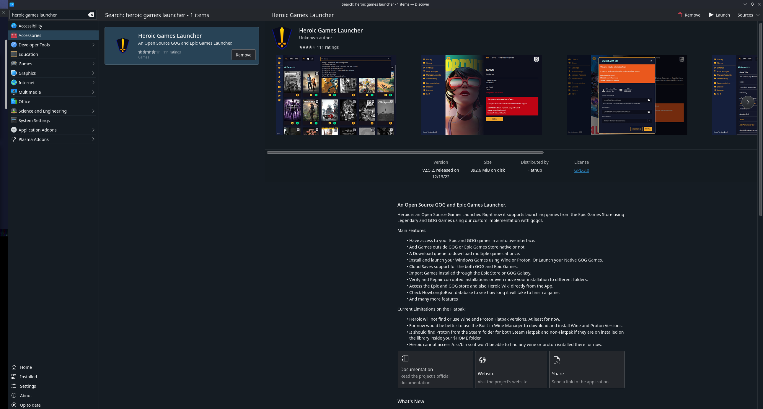 How to install Epic Games Store on Steam Deck