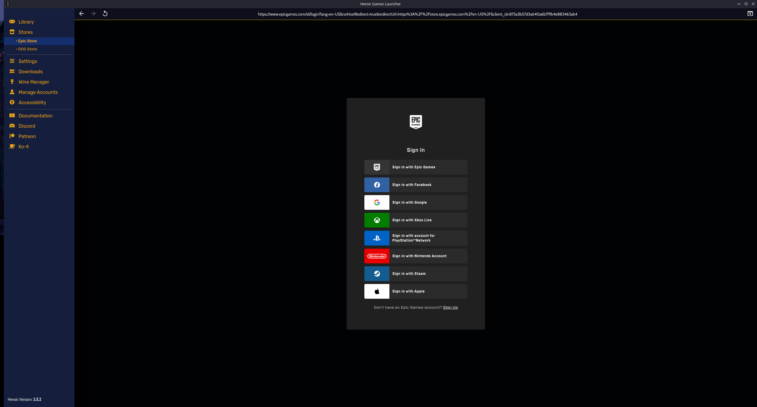 Can't login into Epic Games store on Steam Deck · Issue #1869 · Heroic-Games-Launcher/HeroicGamesLauncher  · GitHub