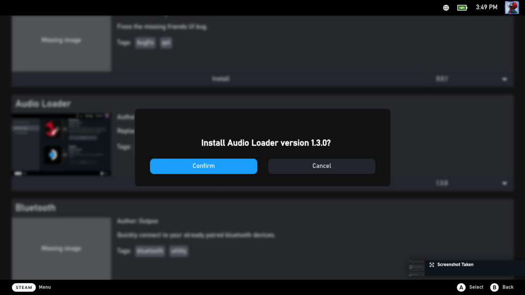 Audio Loader Steam Deck 2