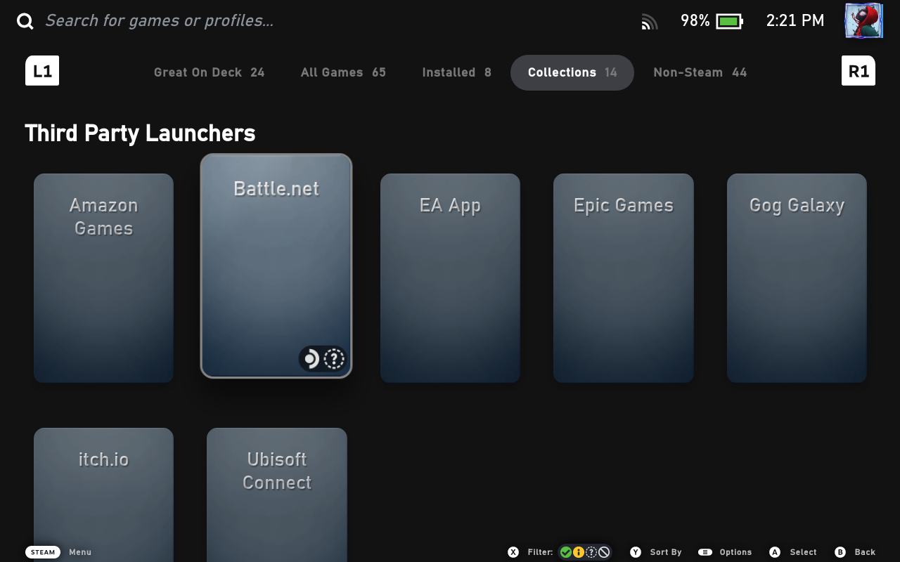 Get Battle.net, EA, Epic Games and more on Steam Deck the easy way