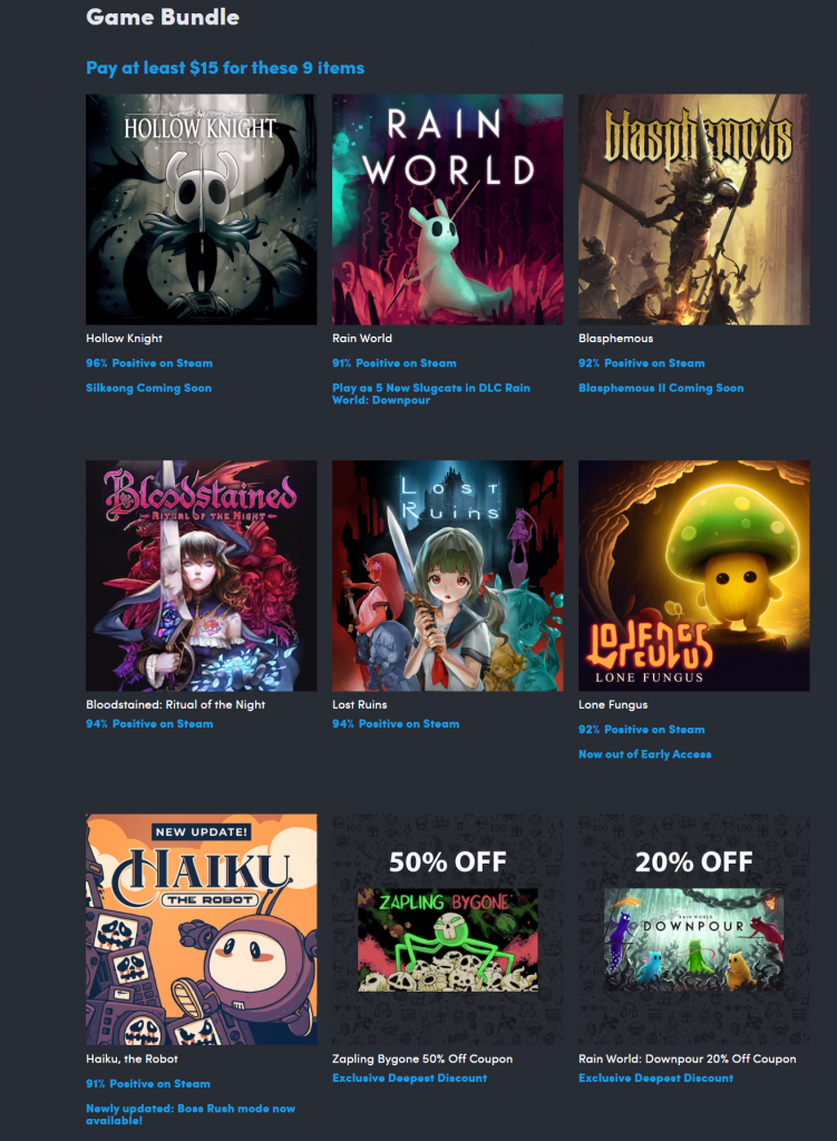Must Play Metroidvania Humble Bundle For Steam Deck
