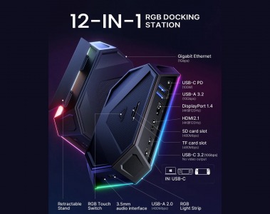Co-Optimus - News - Steam Deck RGB Docking Stations and RGB Backplate Now  Available From JSAUX